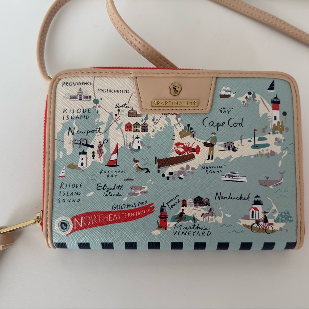 🦞🦞 Spartina 449 Mini Bag with Nautical Print